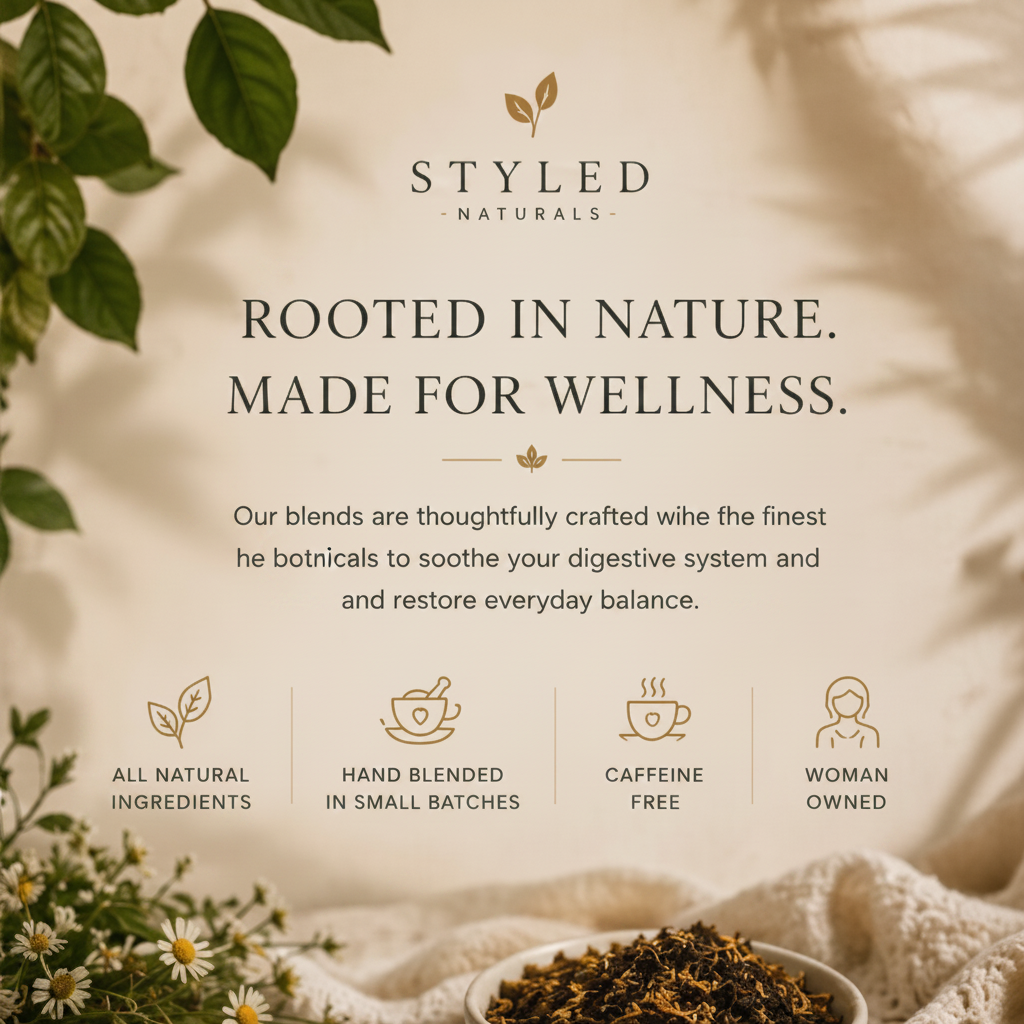 Digestive Harmony Tea - Brand Graphic
