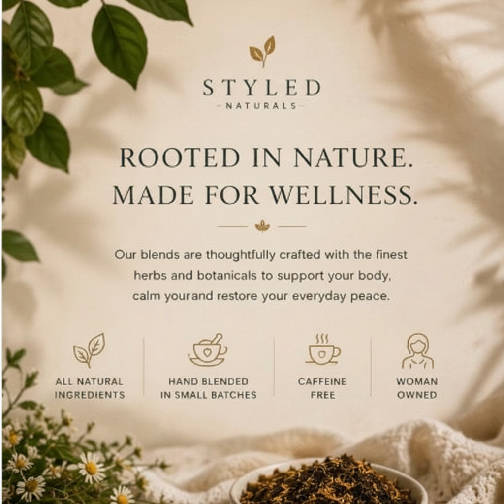 Stress Relief Tea - Brand Graphic